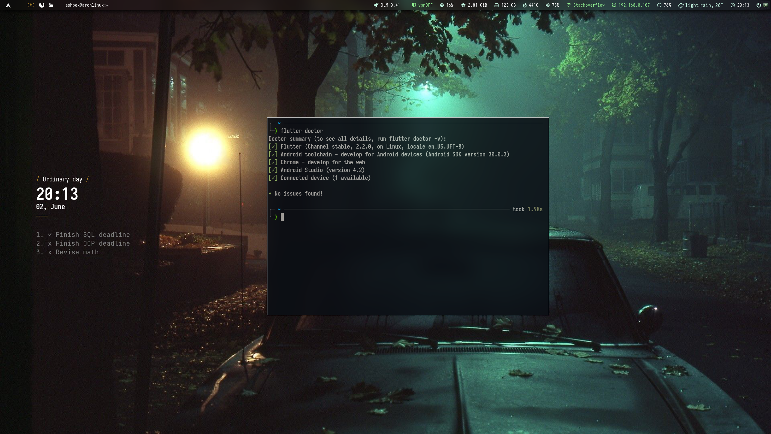 Featured image for Install Flutter on Arch Linux